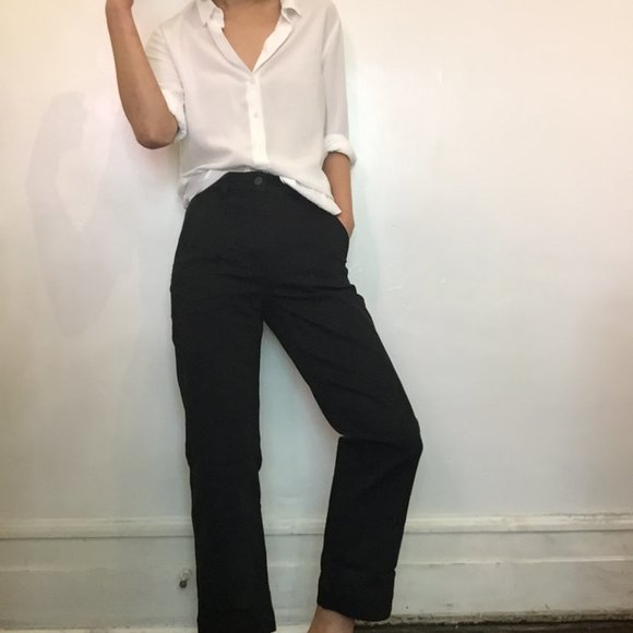 EVERLANE Cropped Straight Regular Jeans - Picture 1 of 5